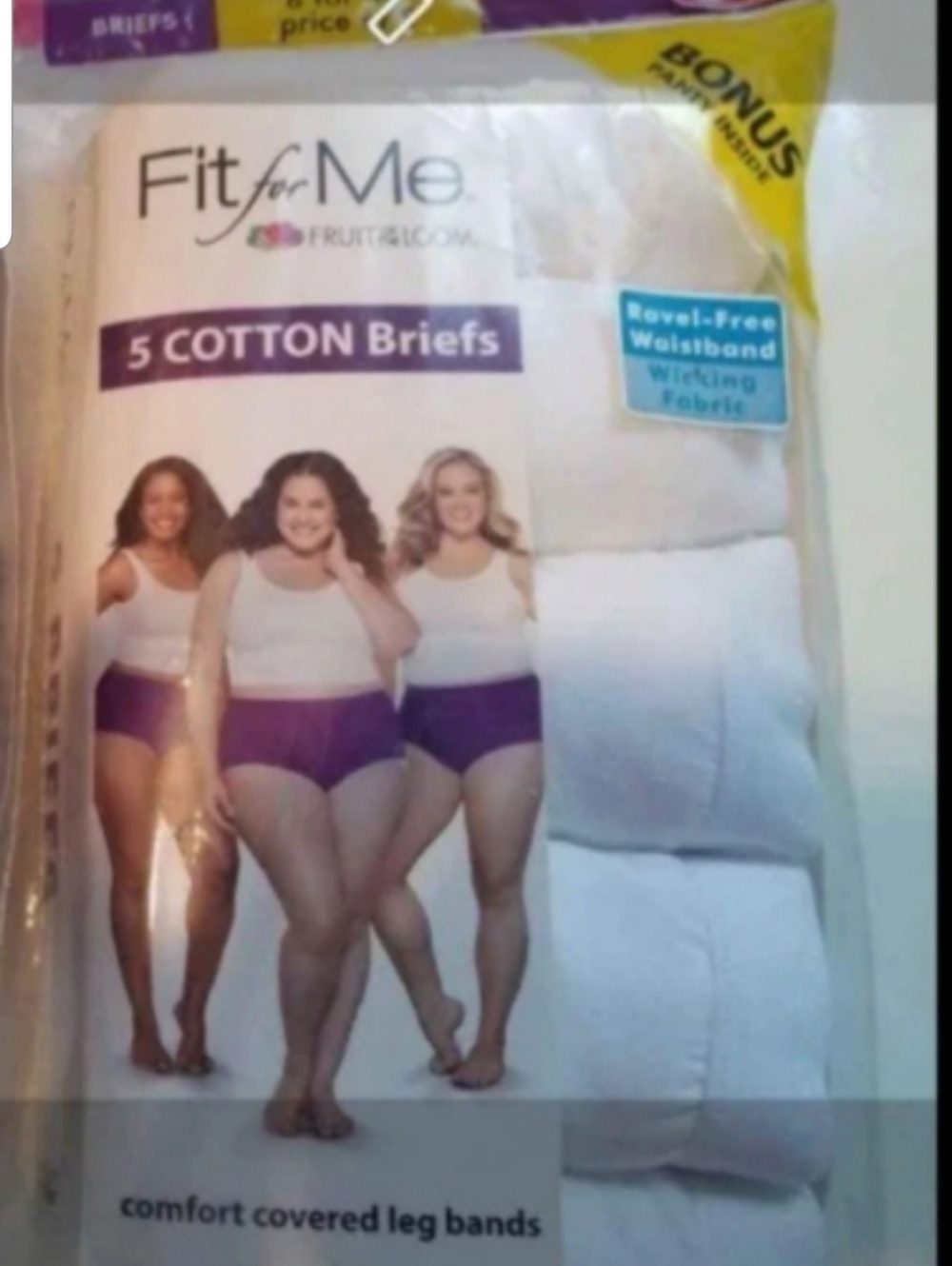 Fit for Me Cotton Briefs in White